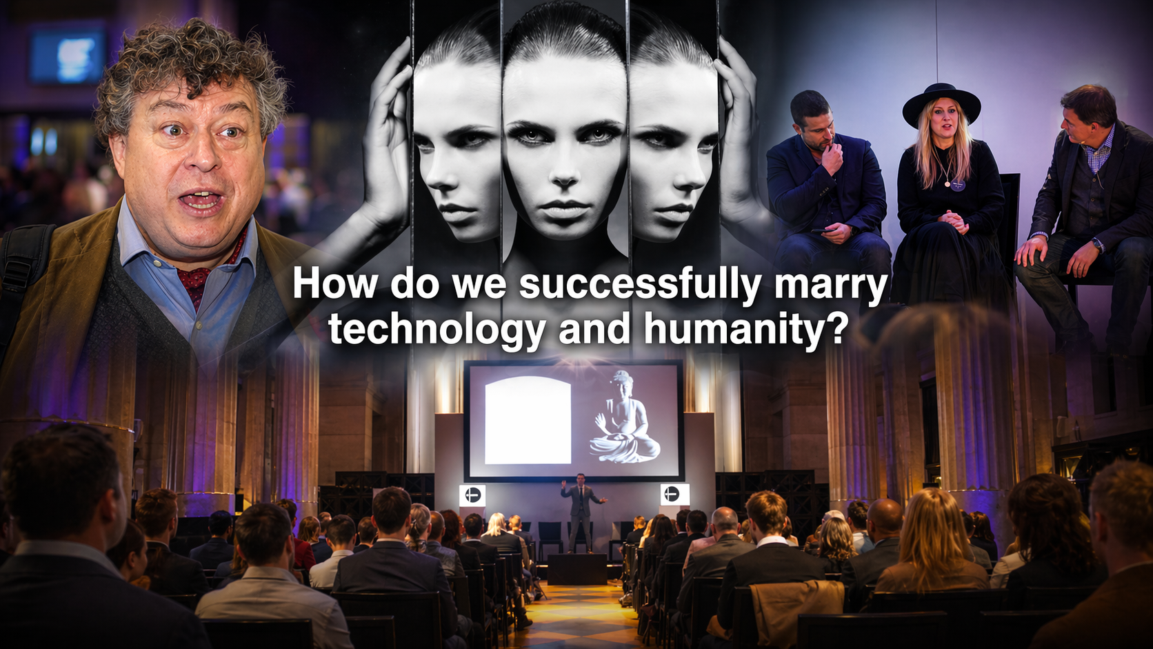 Corporate event videography — One Question conference still