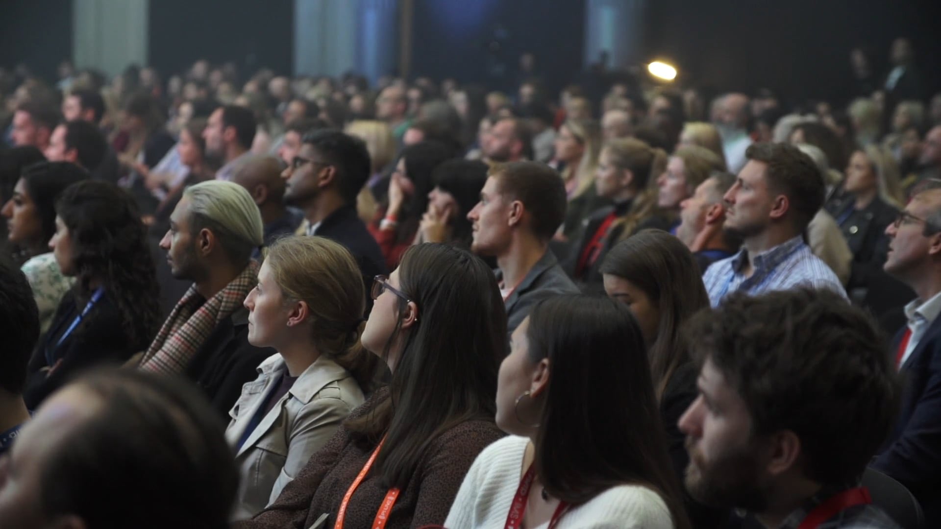 Audience reaction at Pi Live conference, London